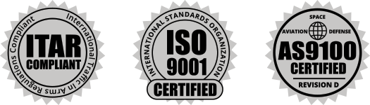 Elemental Design & Machinery Certification Badges